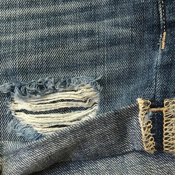 Bullhead Girlfriend Distressed Denim Shorts - Picture 4 of 7